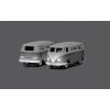 Carson Modellsport 500504166 VW T1 Bus Kastenwagen mit Autoanhänger 1:87 RC model auta elektrický autobus vč. akumulátorů, nabíječky a baterie ovladače