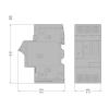 Schneider Electric GV2ME08A ochranné relé motoru 1 ks Rozsah nastavení (proud): 2.5 - 4 A (š x v x h) 45 x 101 x 78.5 mm