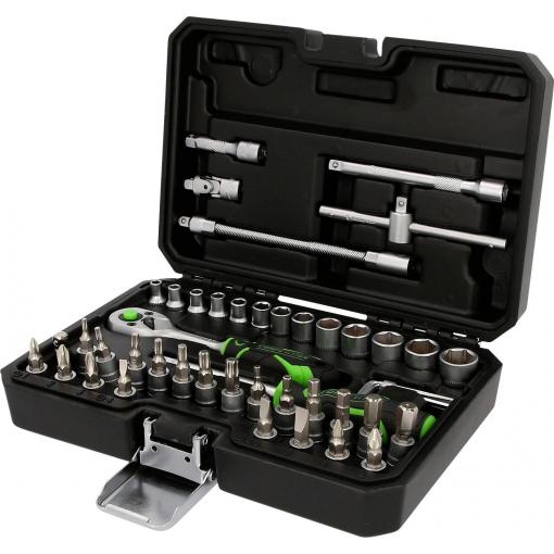KS Tools COMPETITION 1/4 Steckschlüssel-Satz, 48-tlg sada nástrčných klíčů, 512.0048