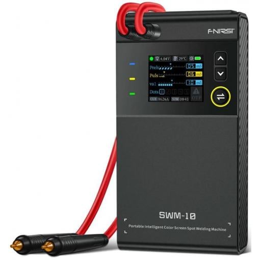 Bodová svářečka baterií FNIRSI SWM-10, 1200 A, TFT LCD