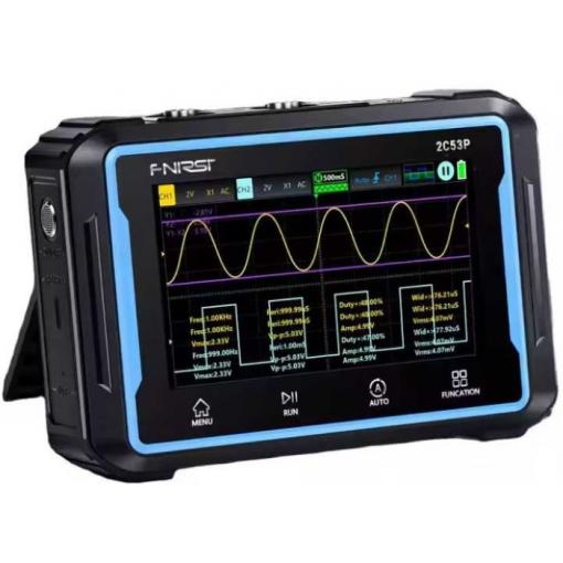 Osciloskop 50MHz, generátor funkcí a multimetr FNIRSI 2C53P
