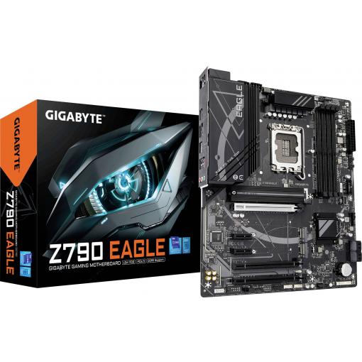 Gigabyte Z790 EAGLE Základní deska Socket (PC) Intel® 1700 Tvarový faktor ATX Čipová sada základní desky Intel® Z790 Express
