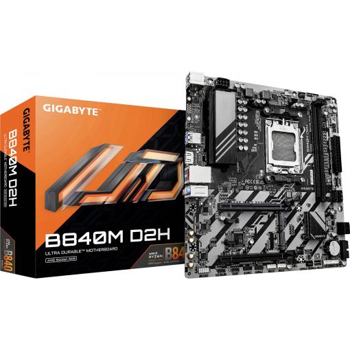 Gigabyte B840M D2H Základní deska Socket (PC) AMD AM5 Tvarový faktor Micro-ATX Čipová sada základní desky AMD® B840
