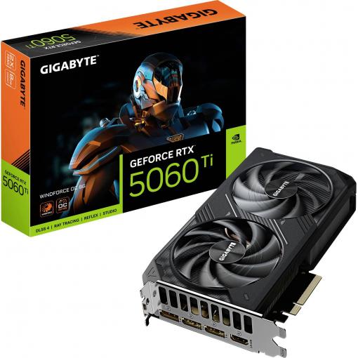 Gigabyte grafická karta Nvidia GeForce RTX 5060 Ti GeForce RTX 5060 Ti 8 GB GDDR7 RAM