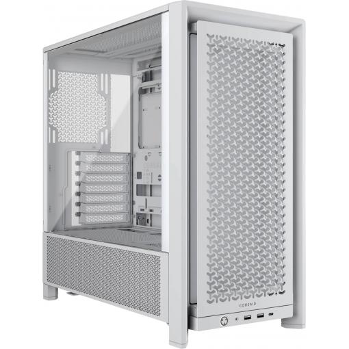 Corsair FRAME 4000D RS midi tower PC skříň bílá prachový filtr