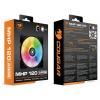 Cougar CGR-CF-MHP12HB-RGB PC větrák s krytem černá, bílá (š x v x h) 120 x 28 x 120 mm