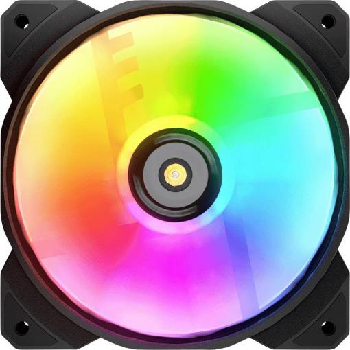 Cougar CGR-CF-MHP12HB-RGB PC větrák s krytem černá, bílá (š x v x h) 120 x 28 x 120 mm