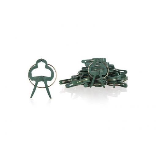 Klipy upínací na rostliny HAPPY GREEN 4x2,6cm 25ks