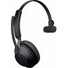 Jabra Evolve2 65 monaural Headset otevřená (On Ear) Bluetooth® mono černá regulace hlasitosti, Indikátor nabití, Vypnutí zvuku mikrofonu telefon