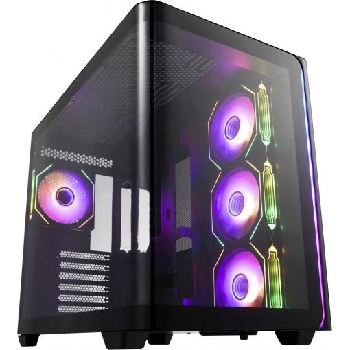 FSP Fortron POC0000254 midi tower herní pouzdro černá boční okno