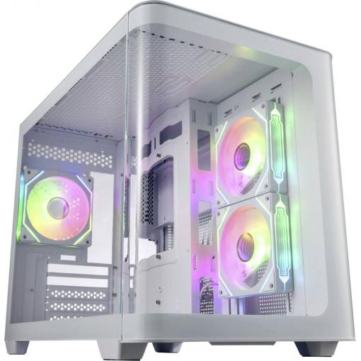 FSP Fortron POC0000244 midi tower herní pouzdro bílá boční okno