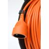 Prodlužovací kabel na bubnu 25 m / 1 zásuvka / oranžový / PVC / 230 V / 1,5 mm2