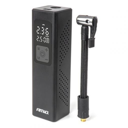 Autokompresor AMIO s LED displejem, 12 V / 100 W