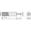 Vogt Verbindungstechnik m40015.01.65 M 4x15x7x10x8 Ms ni distanční čep mosaz 1 ks