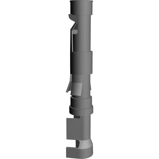 TE Connectivity 66181-1 samostatný kontakt pro kulatý faston, 1 ks