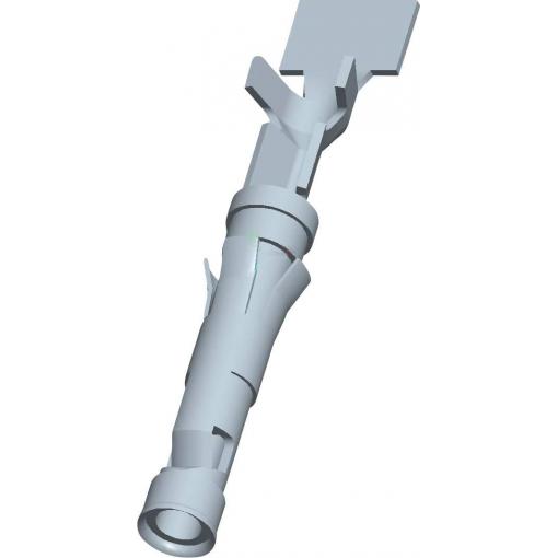 TE Connectivity 66399-4 samostatný kontakt pro kulatý faston, 1 ks