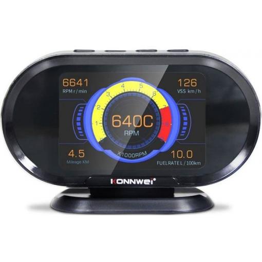 Autodiagnostika Konnwei KW206, OBD II HUD displej, 3,5"