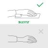 Leitz Ergo Mauspad Grau, Einfarbig, Handgelenkauflage, Anti-Rutsch-Basis podložka pod myš ergonomická šedá