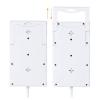 Přepěťová ochrana Solight, 8zás. USB A+C, 2m, bílá, 370J  PO80