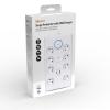 Přepěťová ochrana Solight, 8zás. USB A+C, 2m, bílá, 370J  PO80