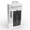 Přepěťová ochrana Solight, 8zás. USB A+C, 2m, černá, 370J  PO80