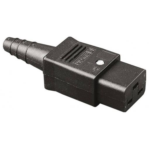 Bulgin PX0599 síťový konektor zásuvka 16 A černá 1 ks Bulk