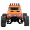 Amewi oranžová komutátorový 1:64 RC model auta elektrický monster truck zadní 2WD (4x2) RtR 2,4 GHz se světelným efektem, vč. akumulátorů a kabelu k nabíjení