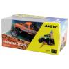 Amewi oranžová komutátorový 1:64 RC model auta elektrický monster truck zadní 2WD (4x2) RtR 2,4 GHz se světelným efektem, vč. akumulátorů a kabelu k nabíjení