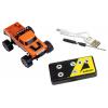 Amewi oranžová komutátorový 1:64 RC model auta elektrický monster truck zadní 2WD (4x2) RtR 2,4 GHz se světelným efektem, vč. akumulátorů a kabelu k nabíjení