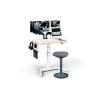 Leitz rameno na monitory Monitor+Laptoparm Ergo 1 Displej: (s) 81,3 cm (32) tmavě šedá nastavitelná výška, otočný, naklápěcí, nakláněcí