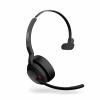 Jabra Evolve2 55 Link 380/390a UC Mono Headset otevřená (On Ear) Bluetooth® mono černá Potlačení hluku, Redukce šumu mikrofonu monofonní Počítače