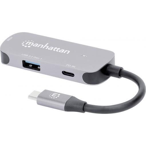 Manhattan dokovací stanice pro notebook 190299 vč. funkce nabíjení, napájení USB-C®