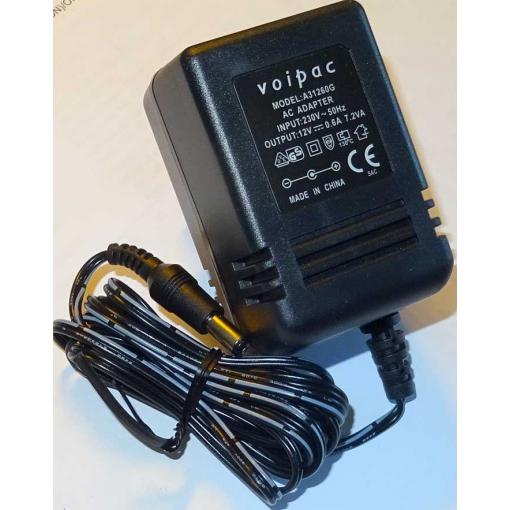 Napájecí adaptér 12 V / 0,6 A, koncovka 5,5 × 2,1 mm