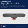 HP Poly Studio R30 USB Video Bar-EURO konferenční reproduktor USB-C®, USB-A, Bluetooth, Wi-Fi 6 (IEEE 802.11 černá/bílá