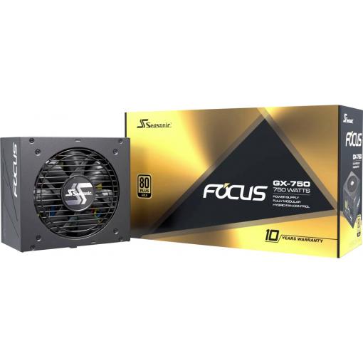 Seasonic PC- Netzteil Seasonic Focus-GX-750 ATX3 PC síťový zdroj 750 W ATX 80 PLUS® Gold