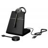 Jabra Engage 55 SE Convertible Link400c Headset otevřená (On Ear) DECT, kabelová černá Redukce šumu mikrofonu monofonní Počítače