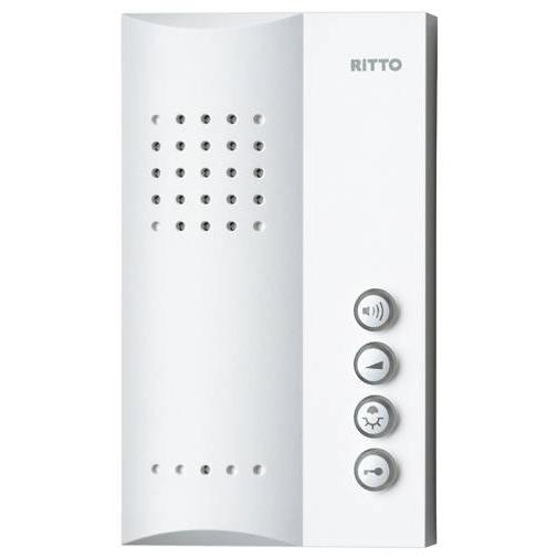 Ritto by Schneider kabelový Vnitřní jednotka zvukového domovního telefonu vnitřní jednotka, bílá, 1723070