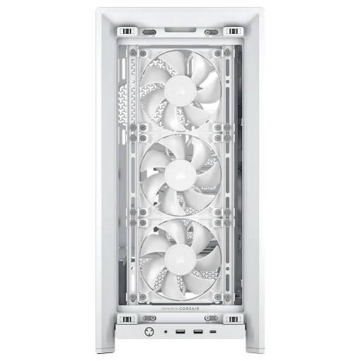 Corsair CC-9011313-WW midi tower PC skříň bílá boční okno, prachový filtr