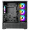AZZA Tiara 501B midi tower PC skříň černá
