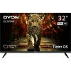 Dyon Ultimax 32H-TI-W LED TV, 80 cm 32 palec, F (A - G), DVB-C, DVB-S2, DVB-T, DVB-T2, HD ready, Smart TV, WLAN, černá