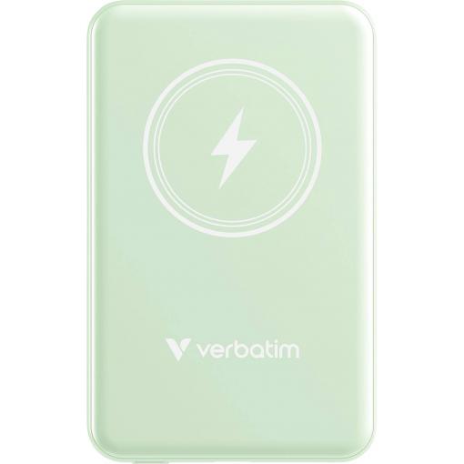 Verbatim Charge n Go Magnetic Wireless powerbanka Li-Pol, 5000 mAh, Rychlé nabíjení, Quick Charge 3.0, Power Delivery 3.0, Adaptivní rychlé nabíjení, USB-C®,