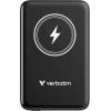 Verbatim Charge n Go Magnetic Wireless powerbanka Li-Pol, 10000 mAh, Rychlé nabíjení, Quick Charge 3.0, Power Delivery 3.0, Adaptivní rychlé nabíjení, USB-C®,