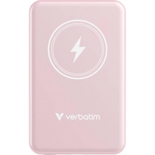 Verbatim Charge n Go Magnetic Wireless powerbanka Li-Pol, 5000 mAh, Rychlé nabíjení, Quick Charge 3.0, Power Delivery 3.0, Adaptivní rychlé nabíjení, USB-C®,