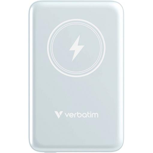Verbatim Charge n Go Magnetic Wireless powerbanka Li-Pol, 10000 mAh, Rychlé nabíjení, Quick Charge 3.0, Power Delivery 3.0, Adaptivní rychlé nabíjení, USB-C®,