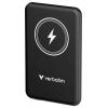 Verbatim Charge n Go Magnetic Wireless powerbanka Li-Pol, 5000 mAh, Rychlé nabíjení, Quick Charge 3.0, Power Delivery 3.0, Adaptivní rychlé nabíjení, USB-C®,