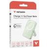 Verbatim Charge n Go powerbanka Li-Pol, 10000 mAh, Power Delivery 3.0, QC 3.0, USB-C®, zelená
