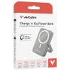 Verbatim Charge n Go powerbanka Li-Pol, 10000 mAh, Power Delivery 3.0, QC 3.0, USB-C®, šedá