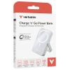 Verbatim Charge n Go powerbanka Li-Pol, 10000 mAh, Power Delivery 3.0, QC 3.0, USB-C®, modrá