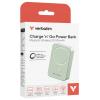 Verbatim Charge n Go Essentials powerbanka 20000 mAh, Power Delivery 3.0, QC 3.0, Adaptivní rychlé nabíjení, USB-C®, zelená