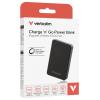 Verbatim Charge n Go Essentials powerbanka 10000 mAh, Power Delivery 3.0, QC 3.0, Adaptivní rychlé nabíjení, USB-C®, černá